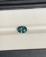 1.55 ct Bluish Green Oval Madagascar Sapphire Heated Gem