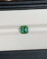 1.56 ct Green Square Cushion Madagascar Tourmaline Gem