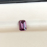 1.02 ct Pinkish Brown Emerald Cut Madagascar Sapphire Heated Gem