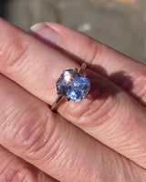 4.08 ct Sky Blue Sapphire Radiant Cut Natural Heated Gems