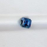 1.07 ct Teal Sapphire Square Cut Natural Unheated