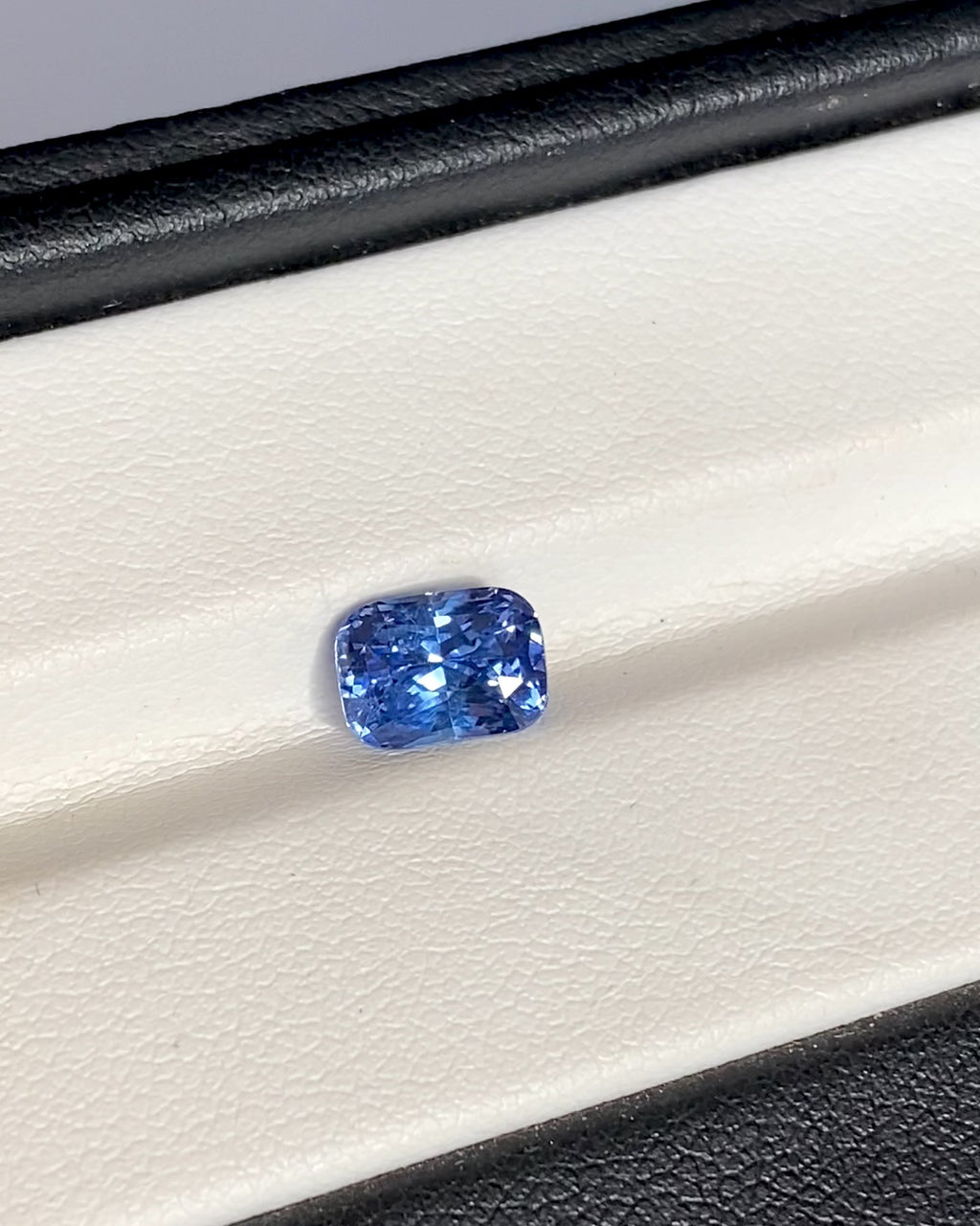 Blue Cushion Ceylon Sapphire Unheated Gemstone
