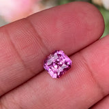 2.06 ct Pink Sapphire Square Radiant Natural Heated Ceylon