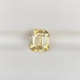 3.06 ct Yellow Sapphire Emerald Cut Natural Unheated