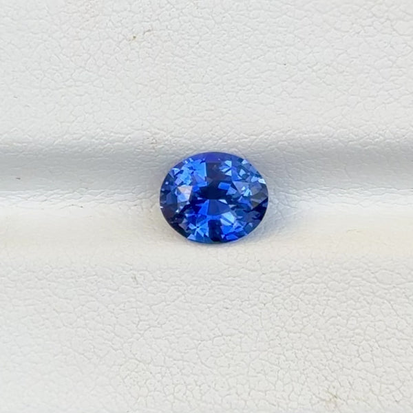 2.02 ct Vivid Blue Sapphire Oval Natural Heated Gemstones