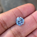 3.62 ct Vivid Sky Blue Sapphire Ovalish Natural Unheated