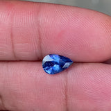 1.08 ct Cornflower Blue Ceylon Sapphire Pear Natural Unheated