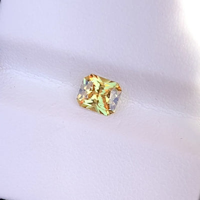 1.17 ct Yellow Sapphire Radiant Cut Natural Unheated