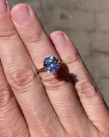 4.08 ct Sky Blue Sapphire Radiant Cut Natural Heated Gems