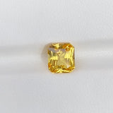 2.55 ct Vivid Yellow Sapphire Radiant Cut GIA Certified Unheated