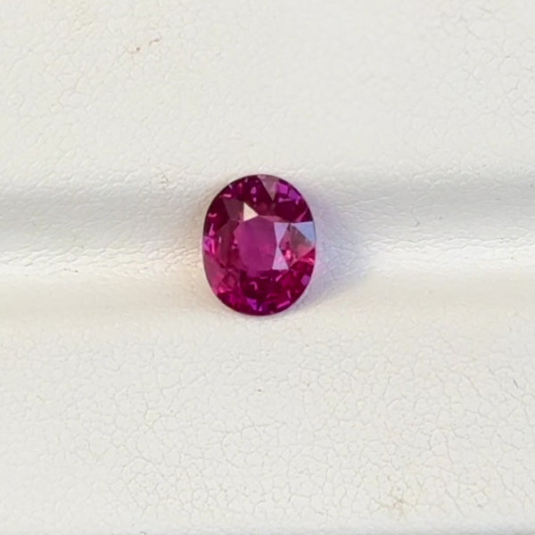 2.06 ct Purplish Pink Sapphire GIA Certified Heated