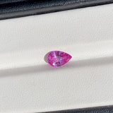 1.10 ct Pink Sapphire Pear Natural Unheated Madagascar