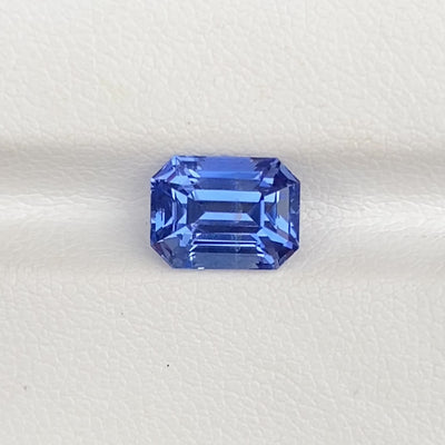 3.36 ct Blue Sapphire Emerald Cut Natural Unheated GIA Certified Gems