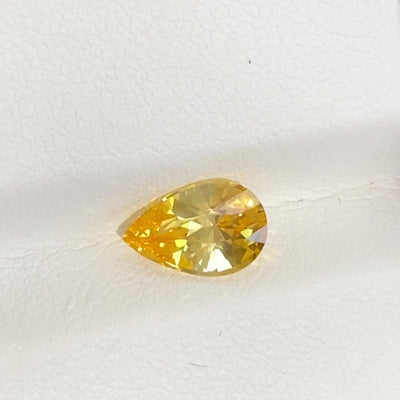 2.03 ct Yellow Sapphire Pear Shape Natural Heated Gemstones