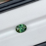 2.69 ct Green Sapphire Oval Heated Madagascar GIA Certified