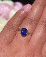 3.01 ct Royal Blue Sapphire Oval Heated GIA Certified Gemstone