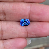 1.95 ct Blue Cushion Sapphire Heated Gemstone