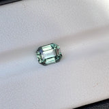 1.52 ct Mint Green Sapphire Emerald Cut Natural Unheated Madagascar