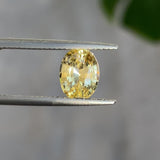 2.16 ct Yellow Sapphire Oval Natural Unheated