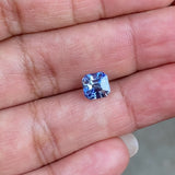 2.06 ct Blue Yellow Bi-Colour Square Sapphire Unheated Gem