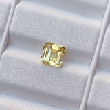 2.54 ct Yellow Sapphire Square Cut Natural Unheated