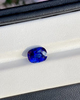 3.70 ct Royal Blue Cushion Sapphire GIA Heated Gem Ceylon