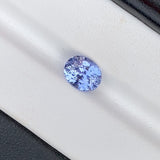 2.73 ct Periwinkle Blue Sapphire Oval Unheated Ceylon