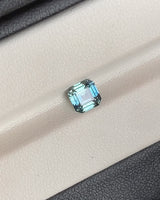 1.06 ct Bluish Green Square Cut Madagascar Sapphire Unheated