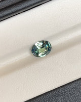 1.85 ct Bluish Green Oval Madagascar Sapphire Unheated Gem