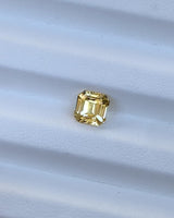 2.56 ct Vivid Canary Yellow Sapphire Square Cut Natural Unheated