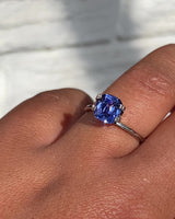 2.05 ct Blue Sapphire Cushion Cut GIA Certified Unheated