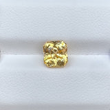 2.10 ct Yellow Sapphire Radiant Cut Natural Unheated