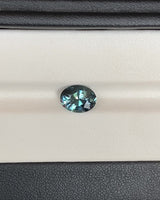 2.18 ct Teal Oval Madagascar Sapphire Unheated Gem