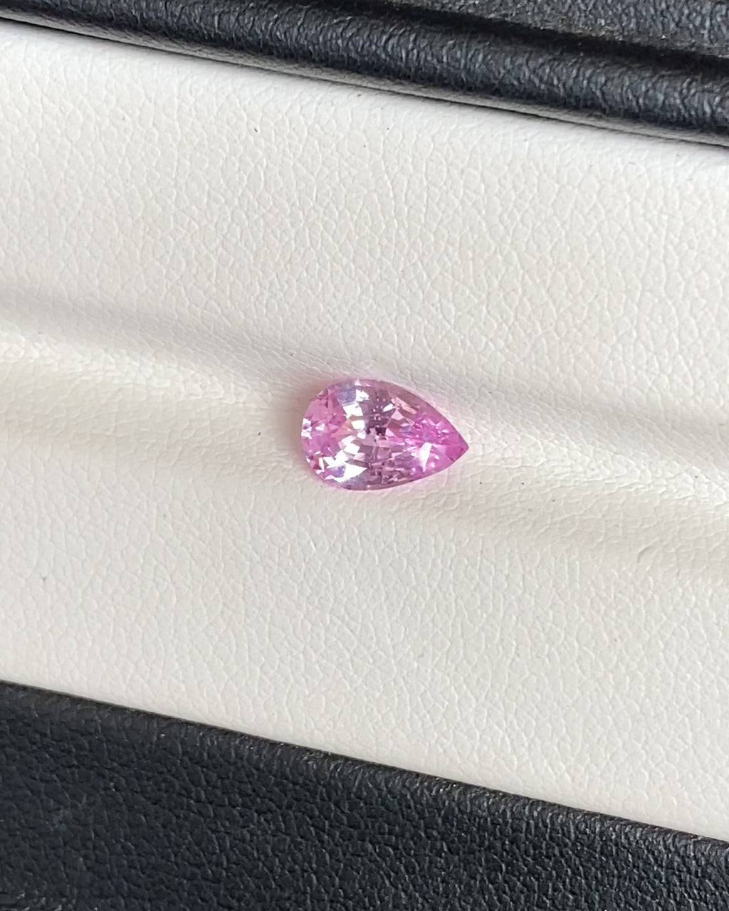 Pink Pear Ceylon Sapphire Heated Gemstone