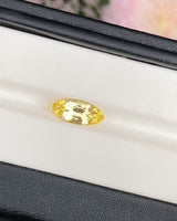 3.07 ct Yellow Sapphire Marquise GIA Unheated | Certified Gemstone