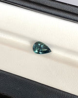 2.03 ct Bluish Green Pear Madagascar Sapphire Heated Gem