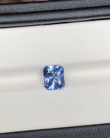 2.54 ct Blue Radiant Cut Ceylon Sapphire Unheated Gemstone