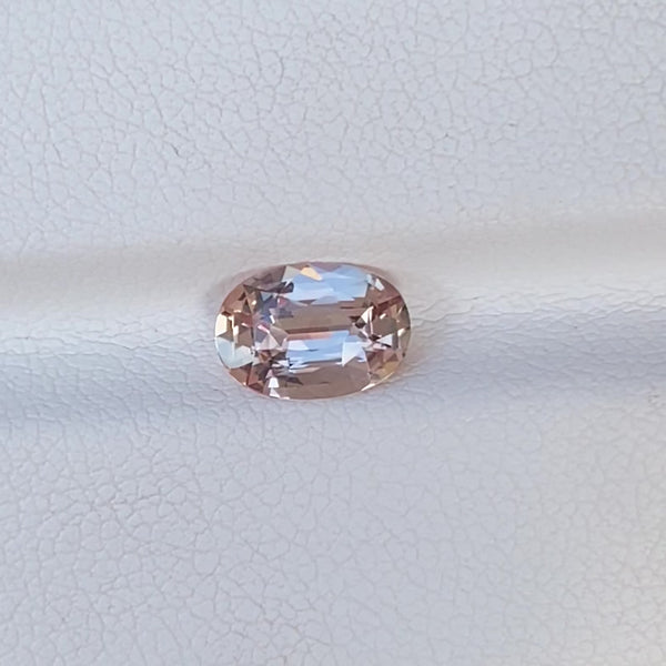 1.55 ct Ceylon Peach Sapphire Oval Natural Heated