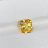 2.55 ct Vivid Yellow Sapphire Radiant Cut GIA Certified Unheated