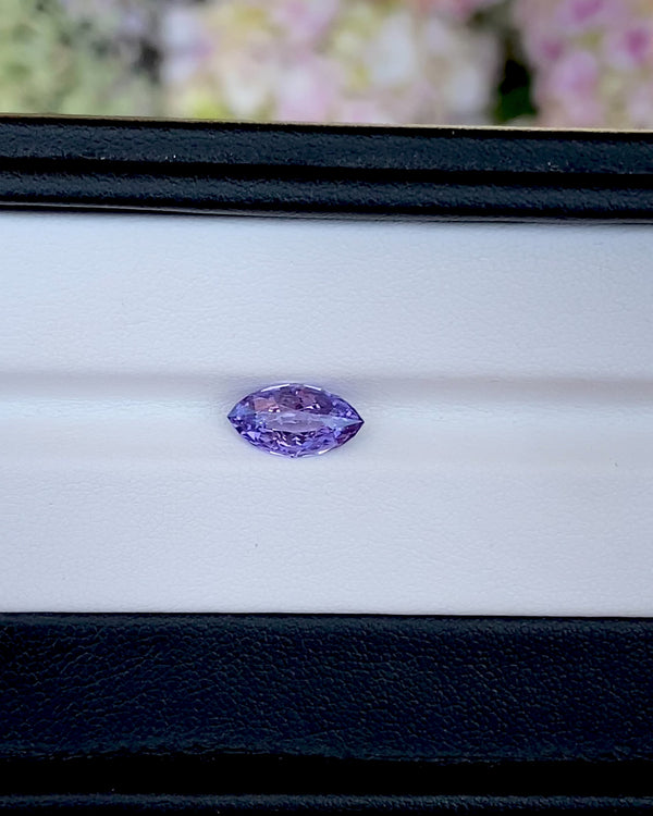 2.03 ct Violet Sapphire Marquise Unheated Natural Gem