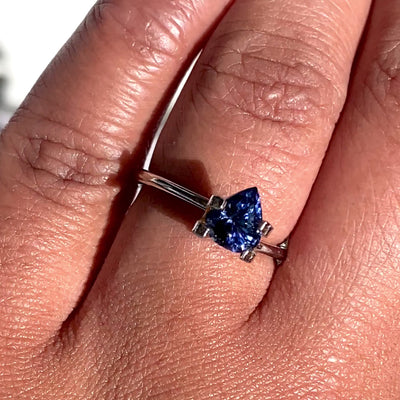 1.12 ct Blue Sapphire Pear Shap Natural Unheated Gems