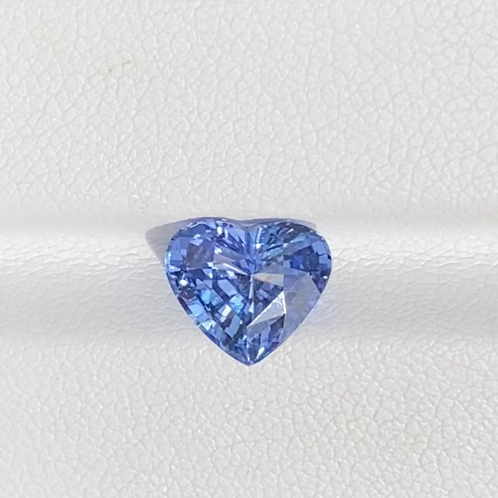 2.57 ct Ceylon Blue Sapphire Heart Natural Unheated