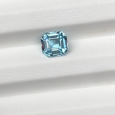 2.15 ct Aquamarine Emerald Cut Natural sapphire birthstone