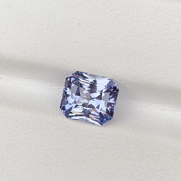 3.01	ct Violetish Blue Sapphire Radiant Cut Natural	Heated