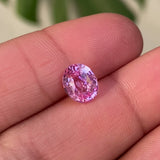 2.04 ct Pink Sapphire Oval Natural Heated