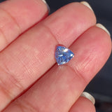 1.58 ct Blue Trillion Sapphire Heated Gem