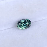 2.10 ct Teal Sapphire Oval Natural Unheated