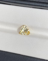 1.68 ct Yellow Triangular Cut Ceylon Sapphire Unheated Gem
