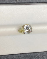2.60 ct Light Blue - Yellow Pear Madagascar Sapphire Unheated Gem