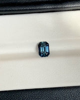 1.16 ct Teal Emerald Cut Madagascar Sapphire Heated Gem